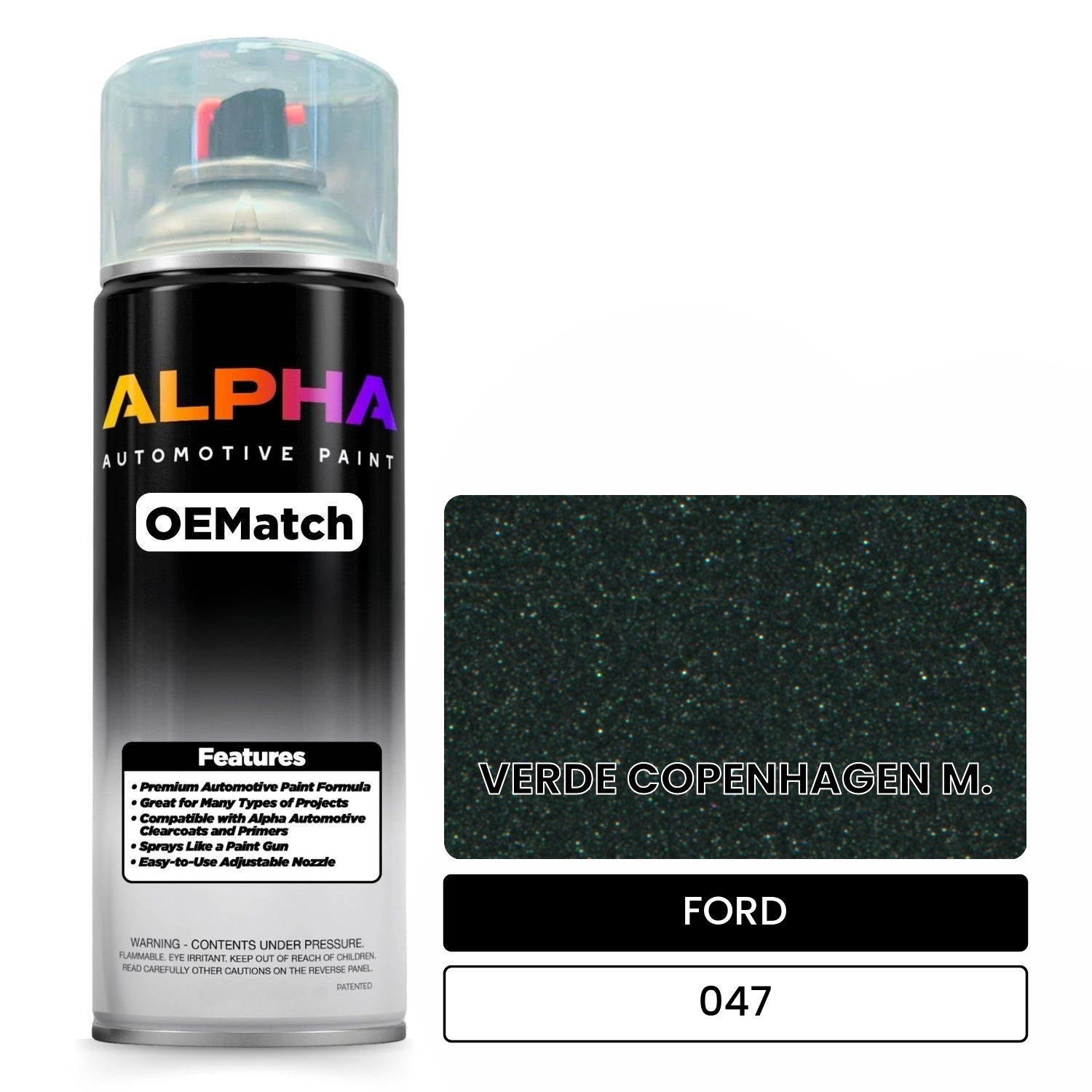 FORD VERDE COPENHAGEN M. 047 OEMatch Spraycan