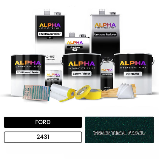 FORD VERDE TIROL PEROL. 2431 OEMatch Vehicle Paint Kit