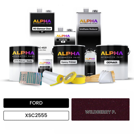 FORD WILDBERRY P. XSC2555 OEMatch Vehicle Paint Kit