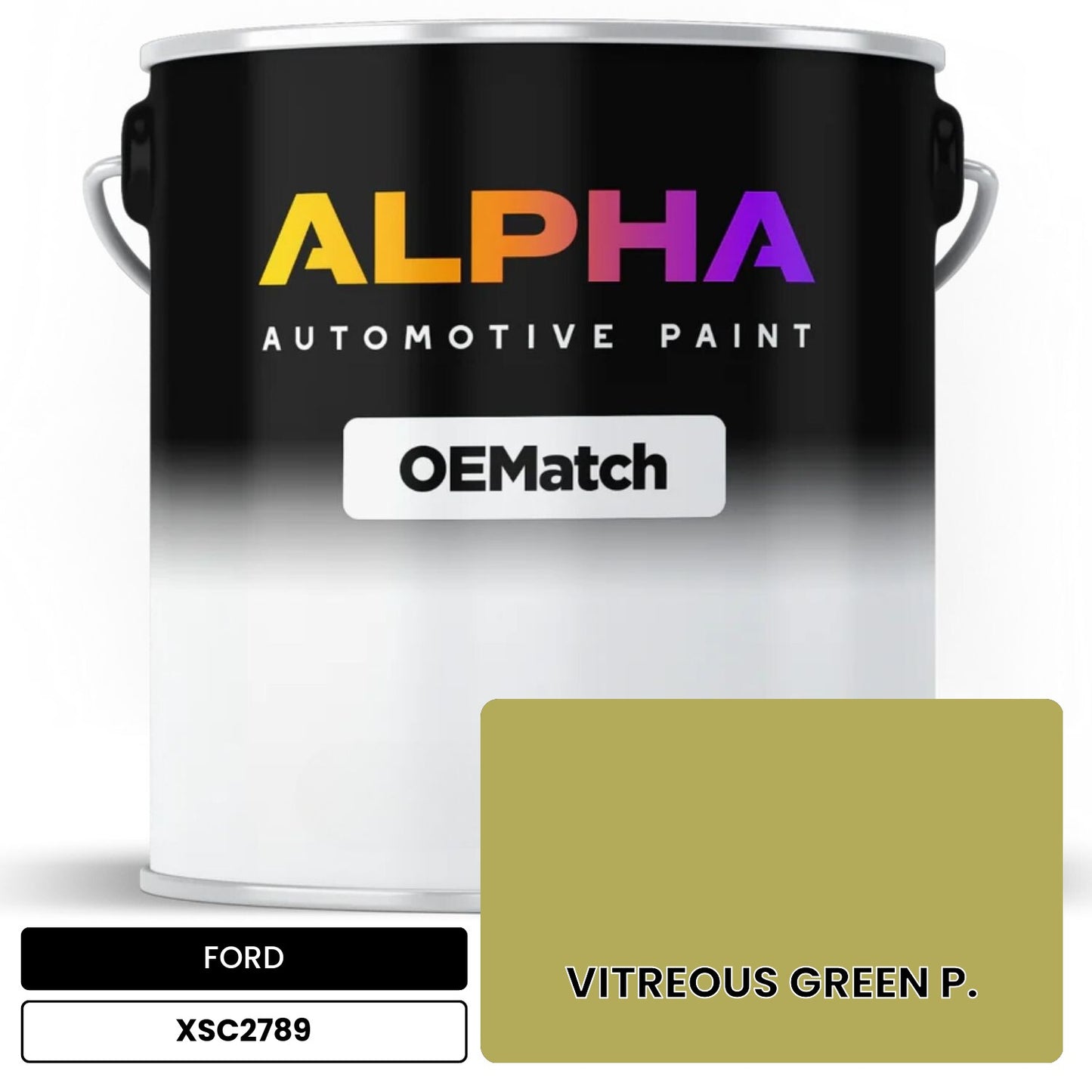 FORD VITREOUS GREEN P. XSC2789 OEMatch Basecoat