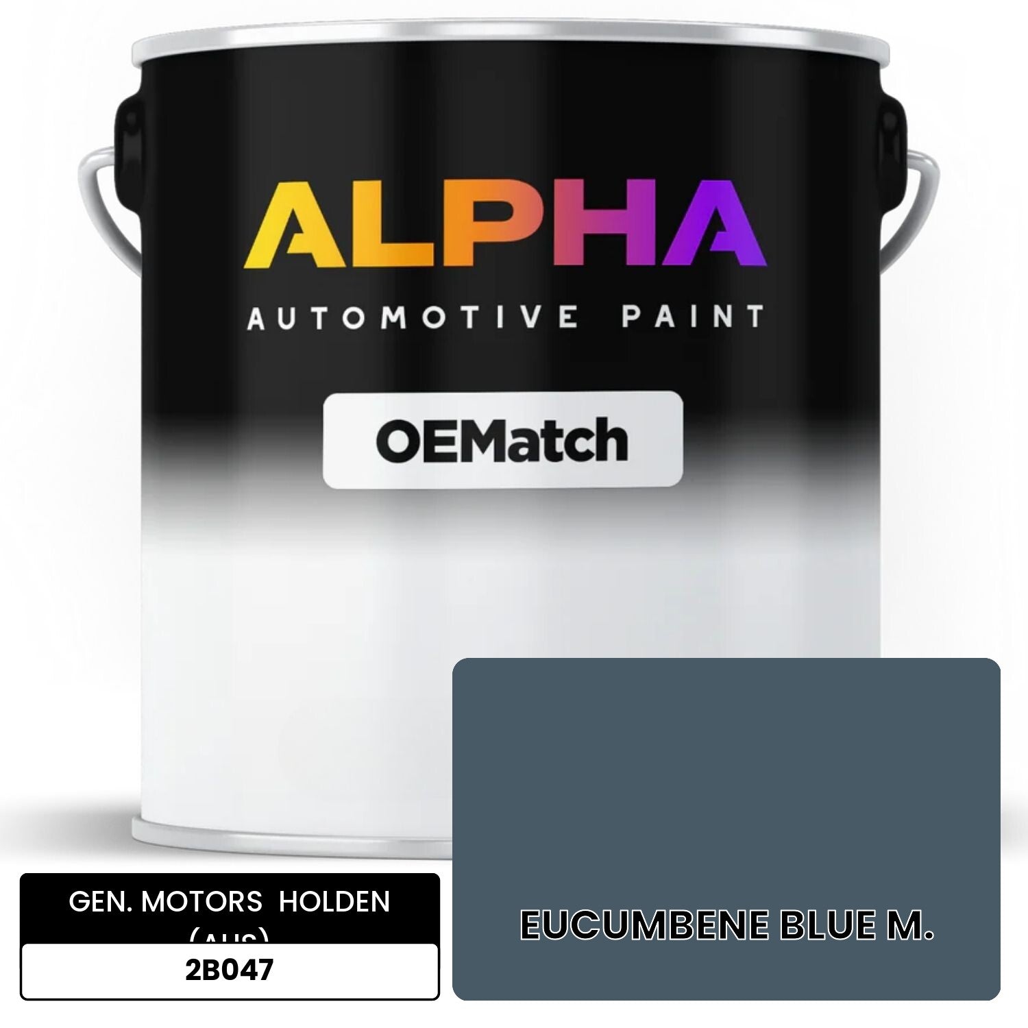 GEN. MOTORS  HOLDEN (AUS) EUCUMBENE BLUE M. 2B047 OEMatch Basecoat