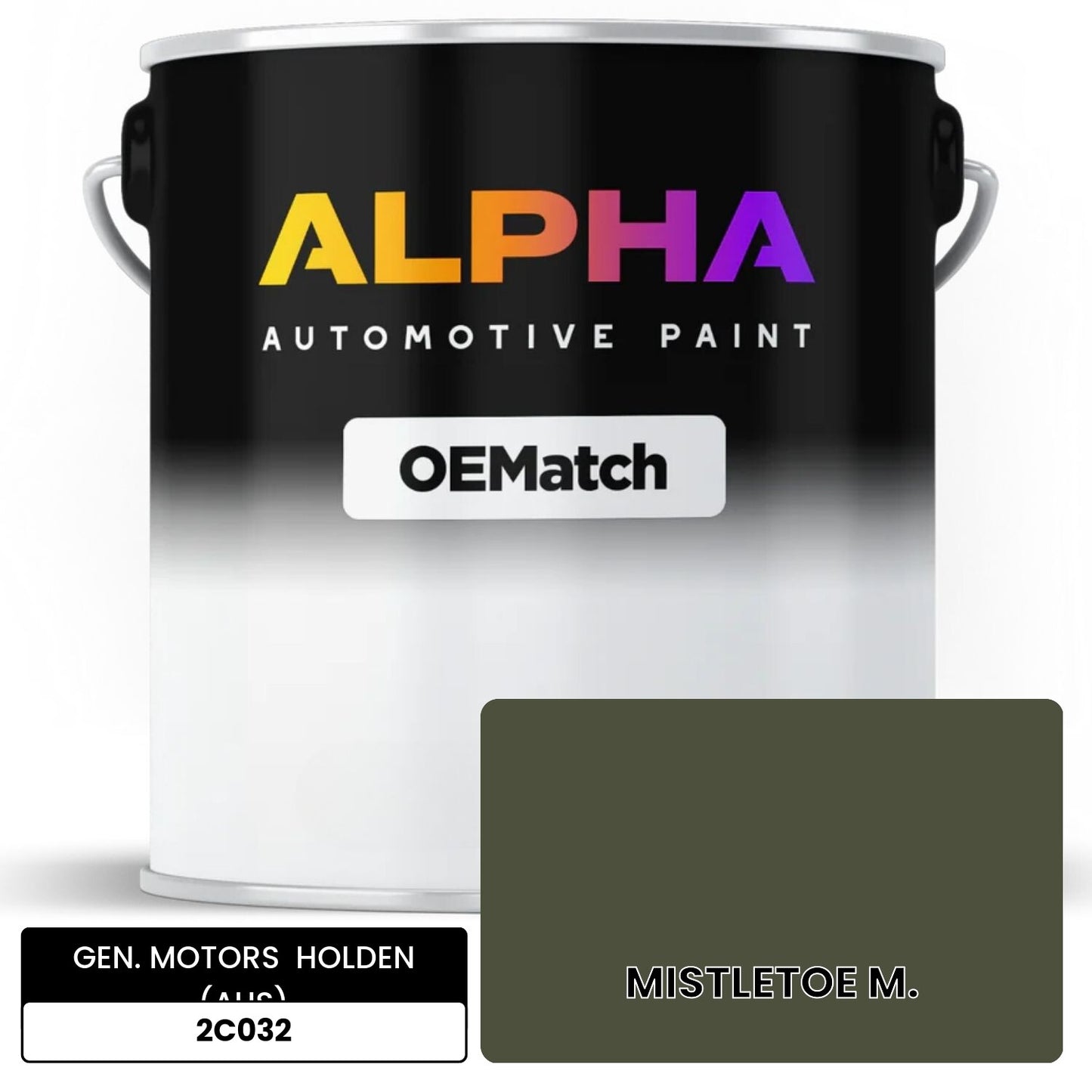 GEN. MOTORS  HOLDEN (AUS) MISTLETOE M. 2C032 OEMatch Basecoat