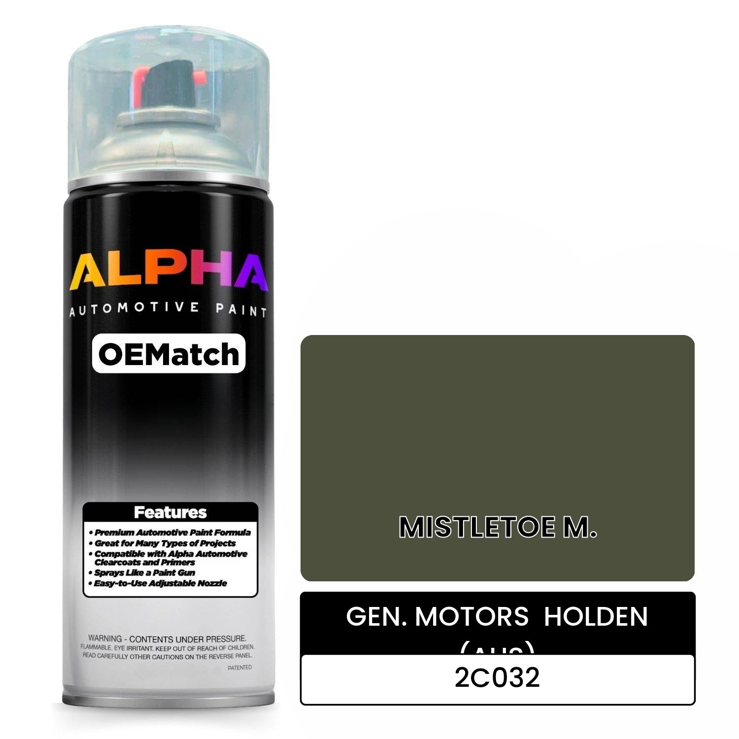 GEN. MOTORS  HOLDEN (AUS) MISTLETOE M. 2C032 OEMatch Spraycan