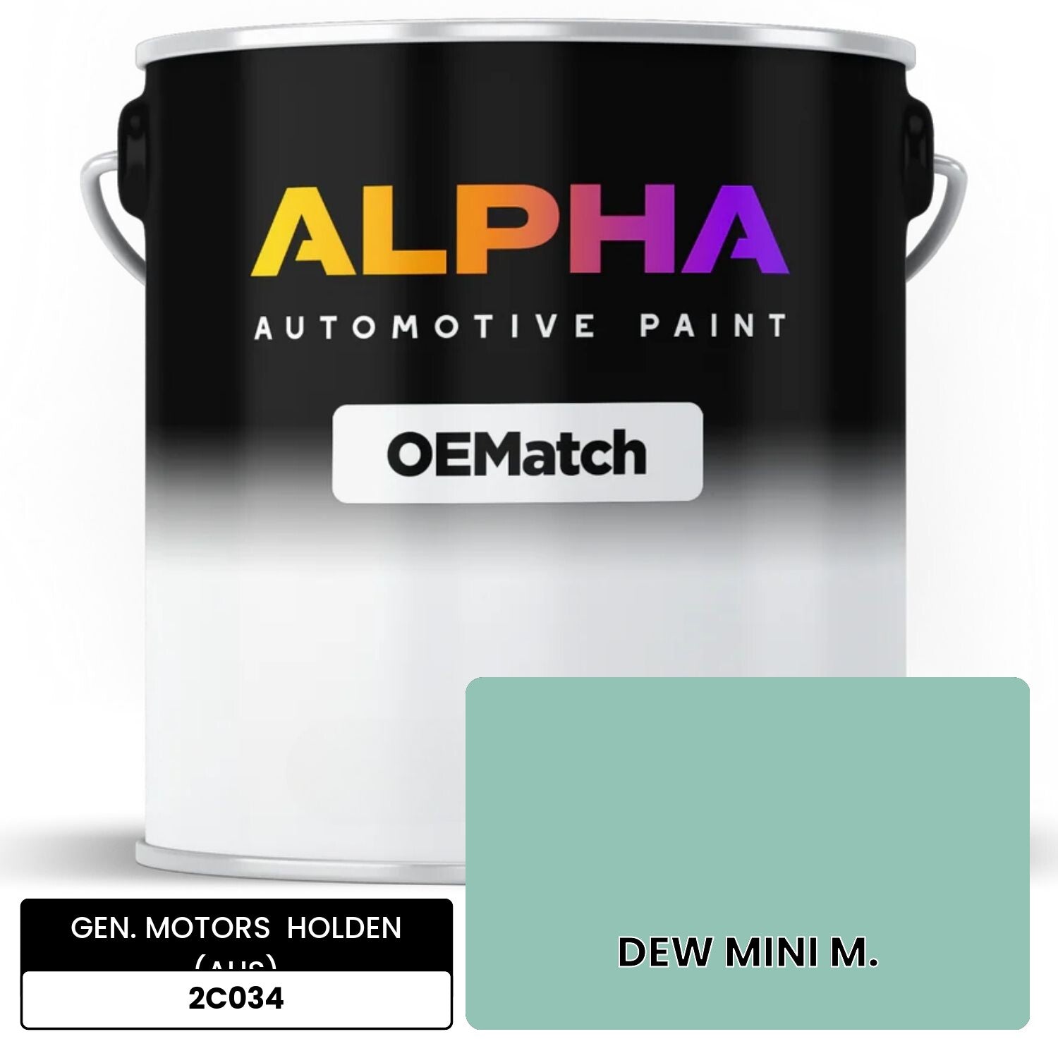 GEN. MOTORS  HOLDEN (AUS) DEW MINI M. 2C034 OEMatch Basecoat