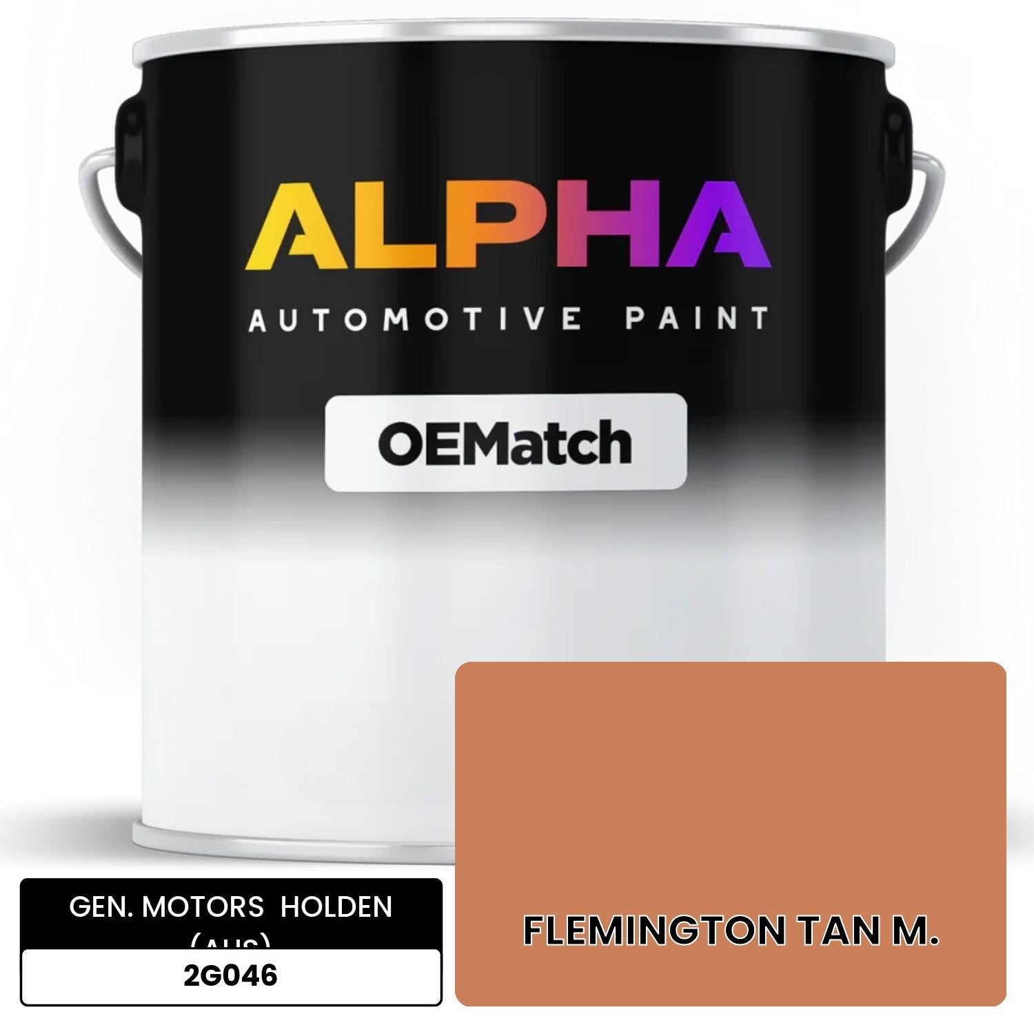 GEN. MOTORS  HOLDEN (AUS) FLEMINGTON TAN M. 2G046 OEMatch Basecoat