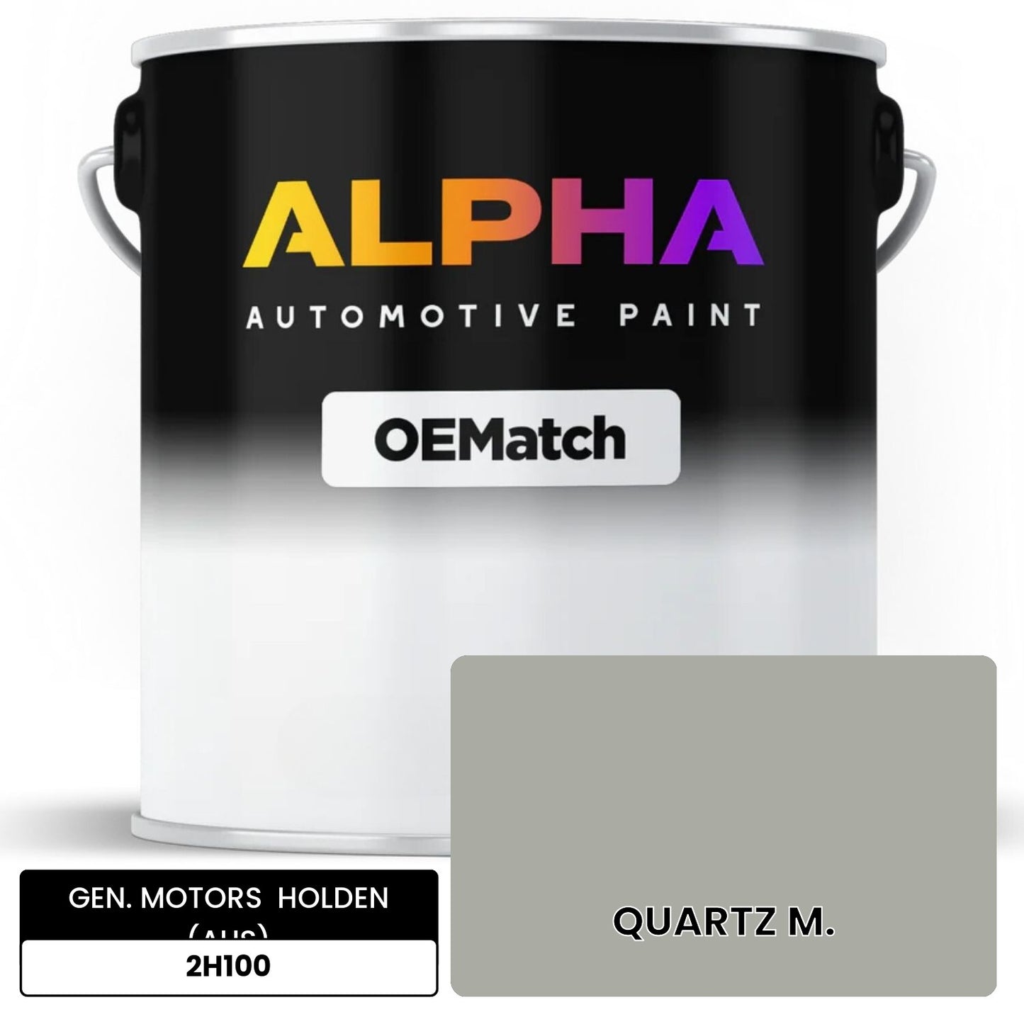 GEN. MOTORS  HOLDEN (AUS) QUARTZ M. 2H100 OEMatch Basecoat