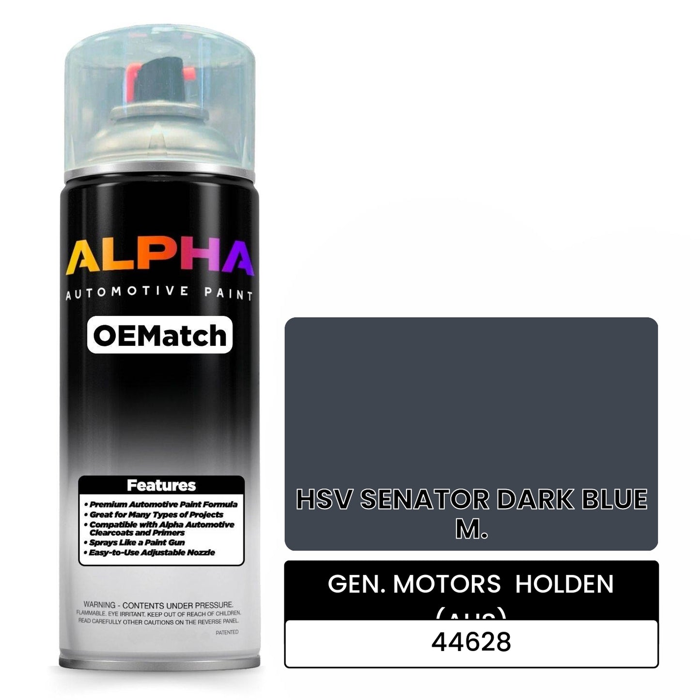 GEN. MOTORS  HOLDEN (AUS) HSV SENATOR DARK BLUE M. 44628 OEMatch Spraycan