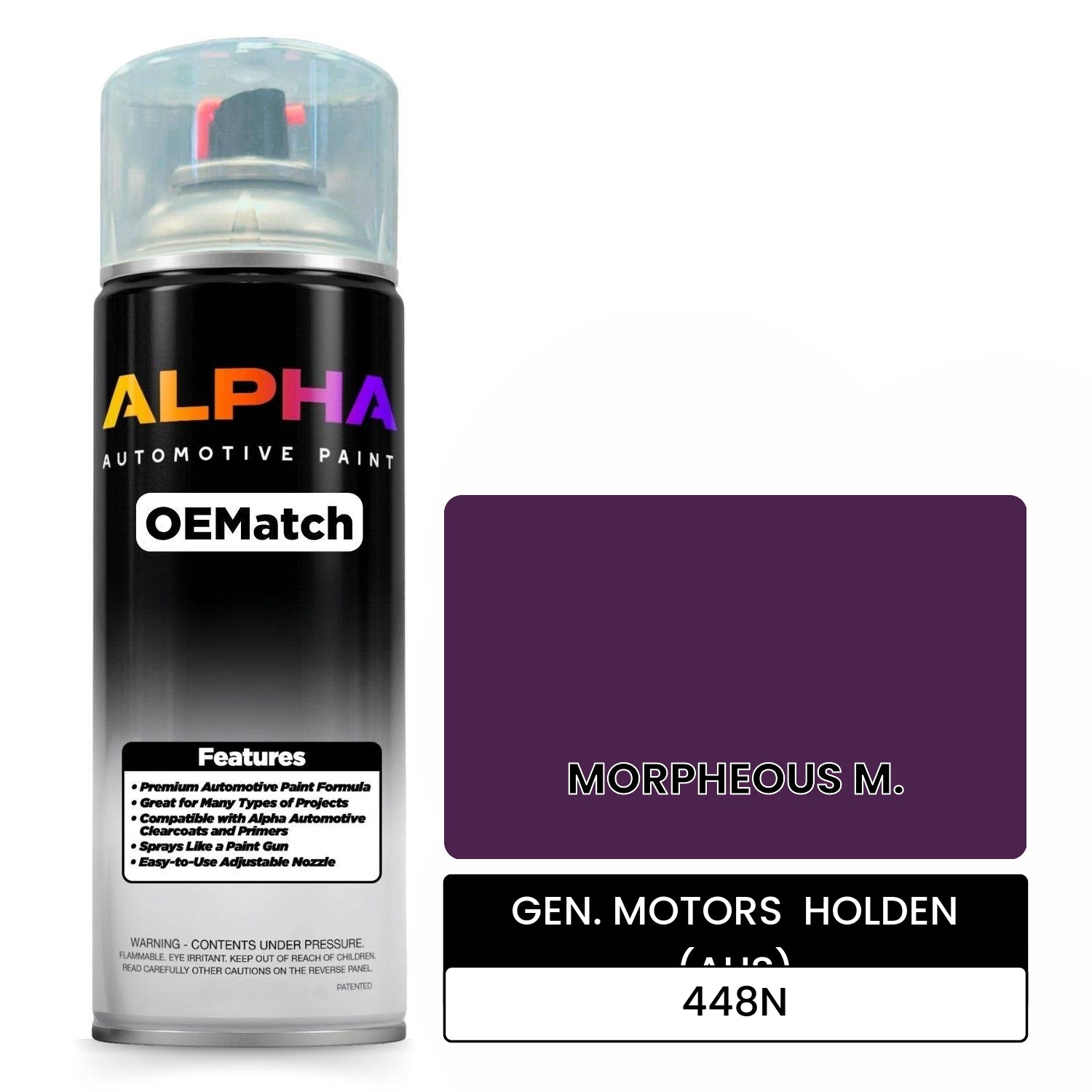 GEN. MOTORS  HOLDEN (AUS) MORPHEOUS M. 448N OEMatch Spraycan