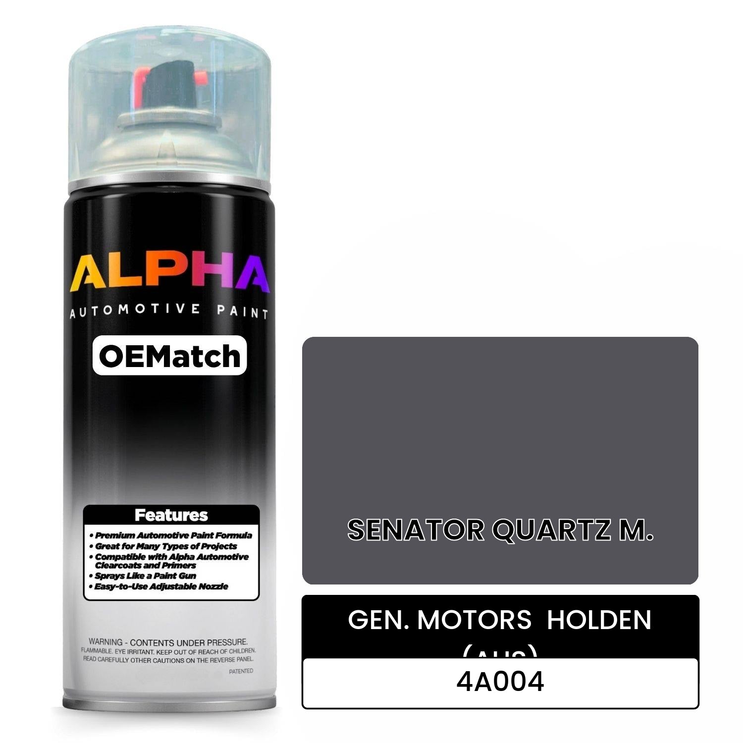 GEN. MOTORS  HOLDEN (AUS) SENATOR QUARTZ M. 4A004 OEMatch Spraycan