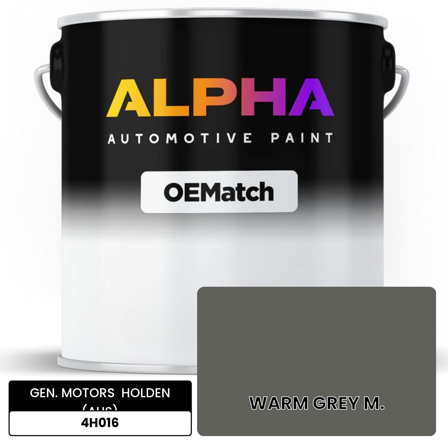 GEN. MOTORS  HOLDEN (AUS) WARM GREY M. 4H016 OEMatch Basecoat