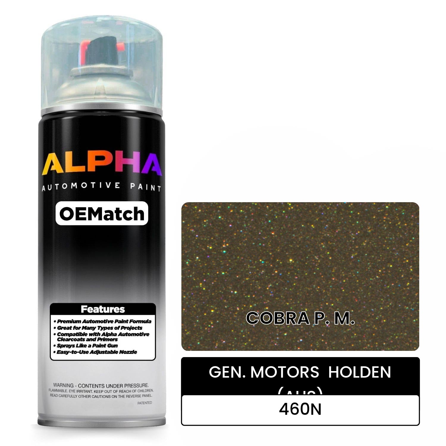 GEN. MOTORS  HOLDEN (AUS) COBRA P. M. 460N OEMatch Spraycan