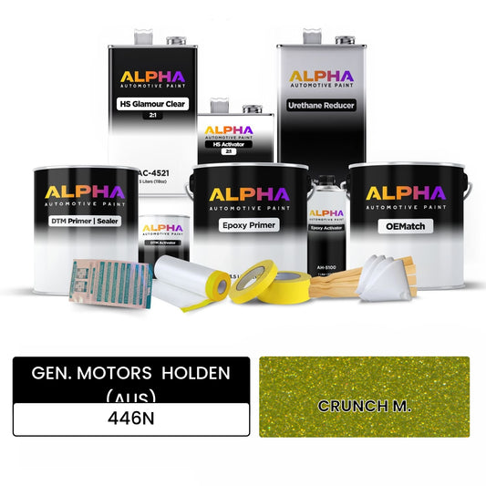 GEN. MOTORS  HOLDEN (AUS) CRUNCH M. 446N OEMatch Vehicle Paint Kit