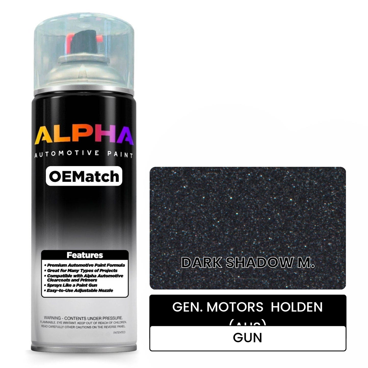 GEN. MOTORS  HOLDEN (AUS) DARK SHADOW M. GUN OEMatch Spraycan