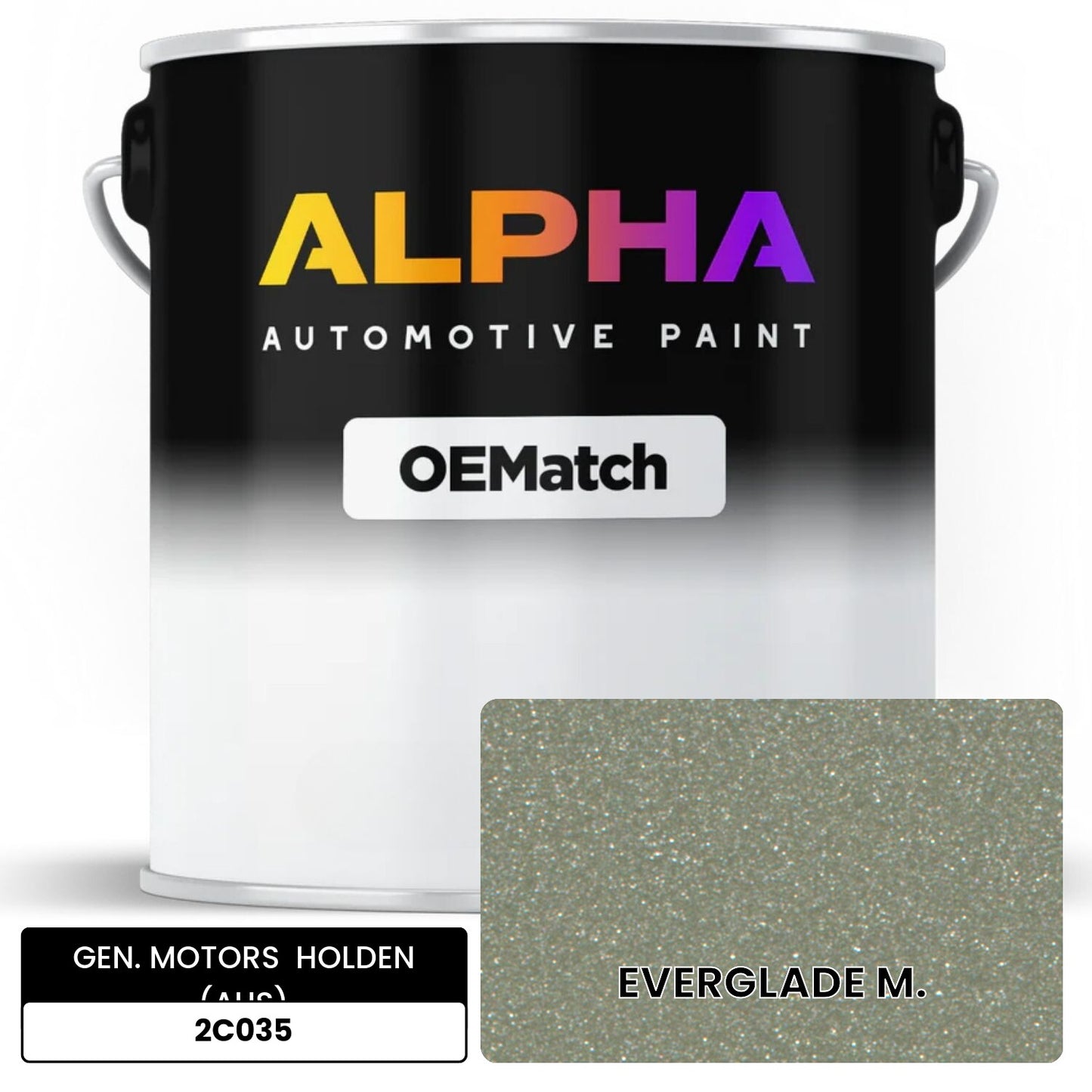 GEN. MOTORS  HOLDEN (AUS) EVERGLADE M. 2C035 OEMatch Basecoat