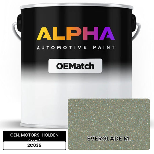 GEN. MOTORS  HOLDEN (AUS) EVERGLADE M. 2C035 OEMatch Basecoat