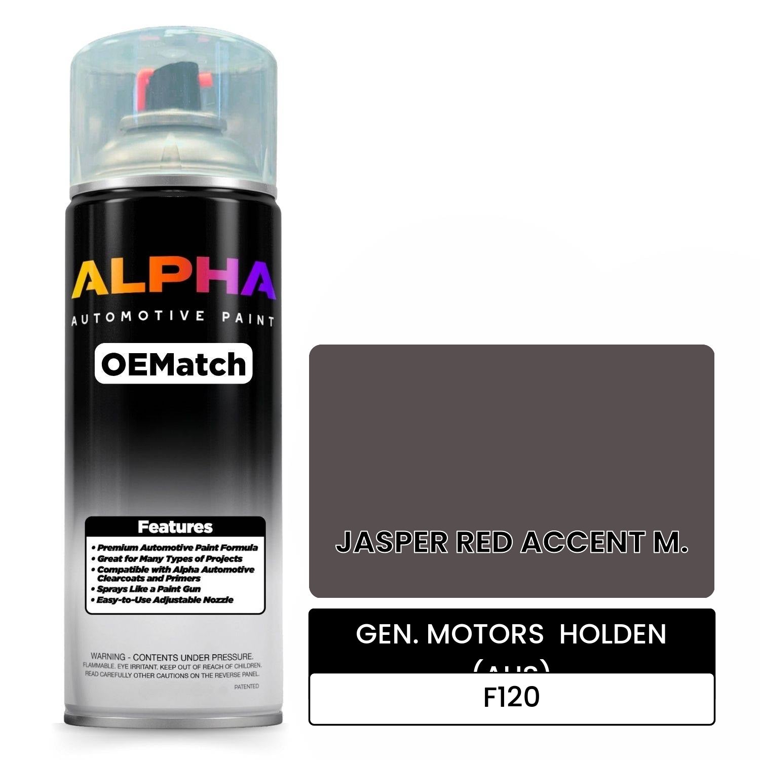 GEN. MOTORS  HOLDEN (AUS) JASPER RED ACCENT M. F120 OEMatch Spraycan