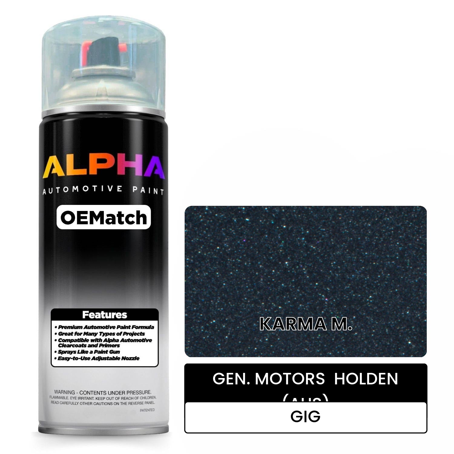 GEN. MOTORS  HOLDEN (AUS) KARMA M. GIG OEMatch Spraycan