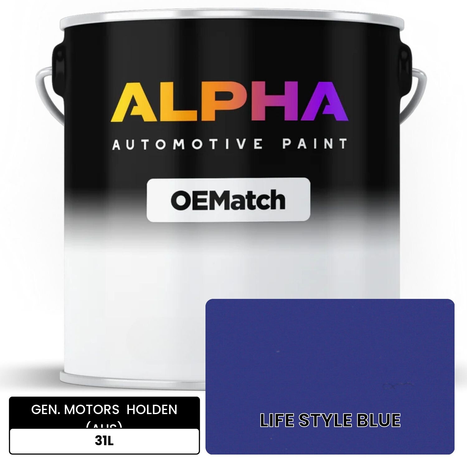GEN. MOTORS  HOLDEN (AUS) LIFE STYLE BLUE 31L OEMatch Basecoat