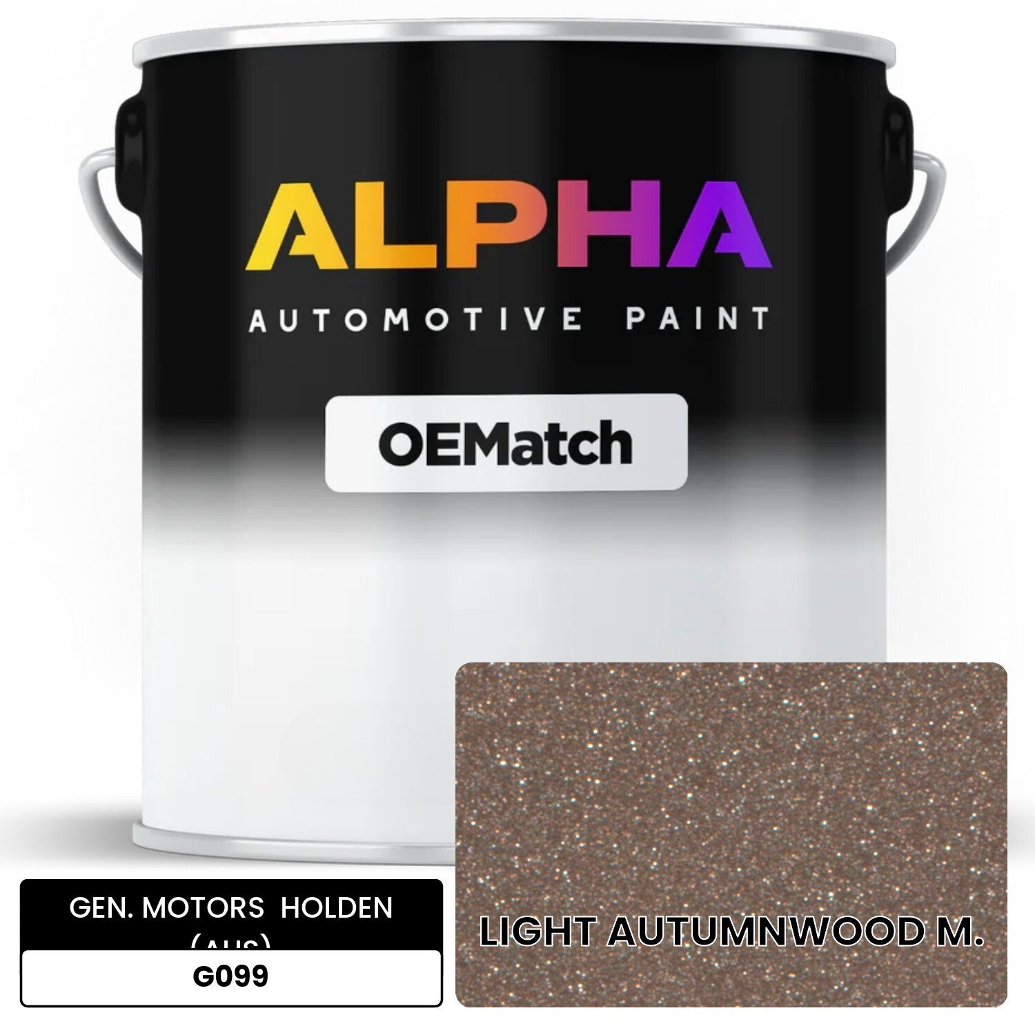 GEN. MOTORS  HOLDEN (AUS) LIGHT AUTUMNWOOD M. G099 OEMatch Basecoat
