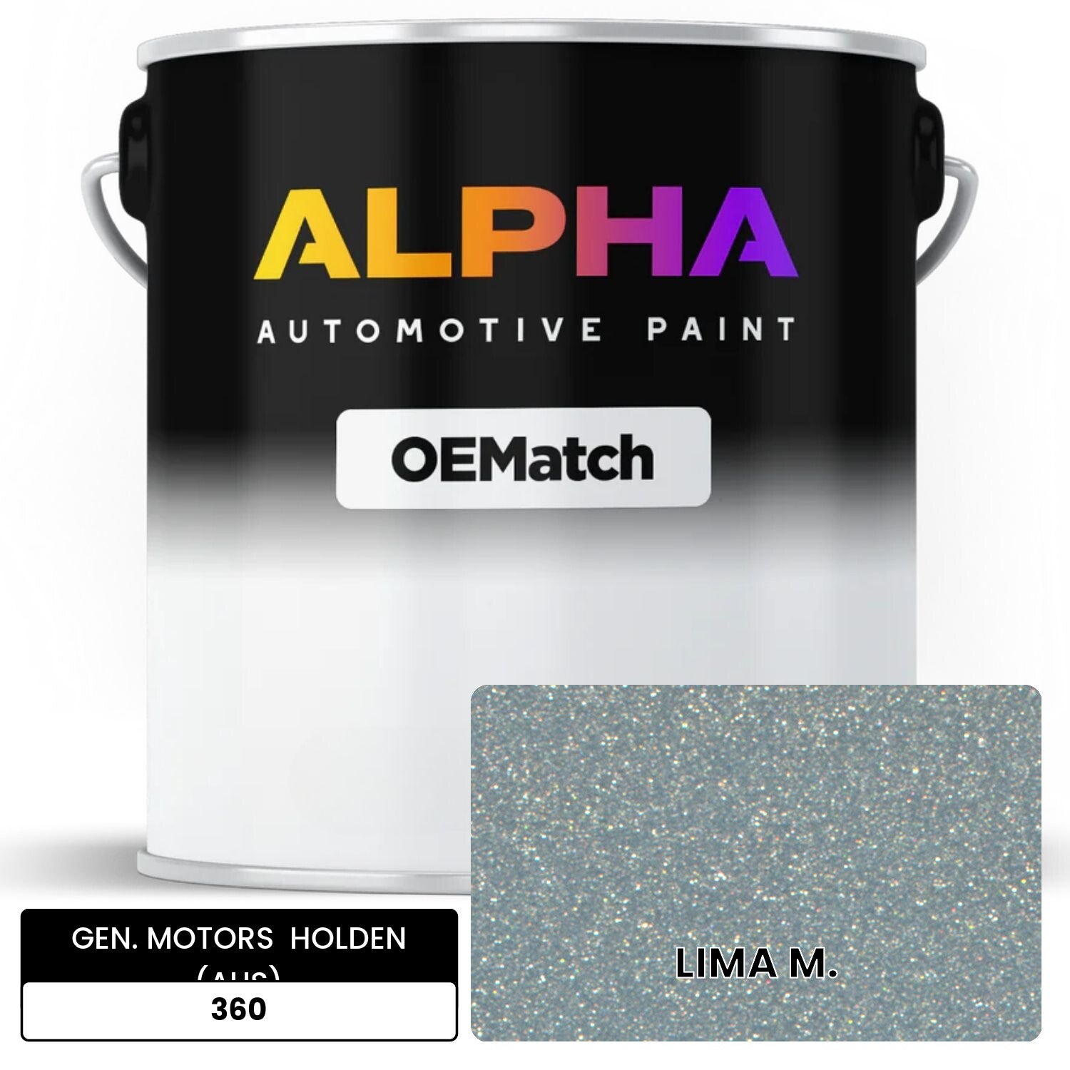 GEN. MOTORS  HOLDEN (AUS) LIMA M. 360 OEMatch Basecoat