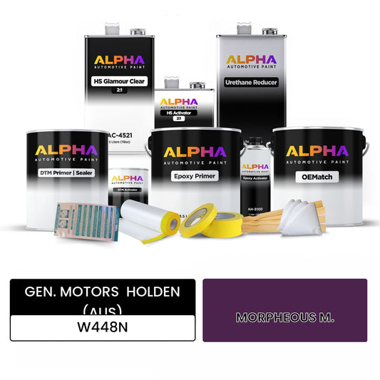 GEN. MOTORS  HOLDEN (AUS) MORPHEOUS M. W448N OEMatch Vehicle Paint Kit