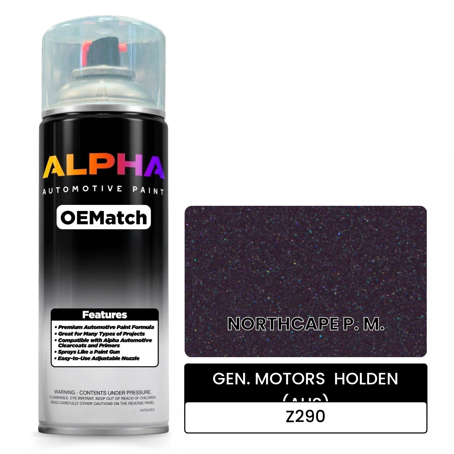 GEN. MOTORS  HOLDEN (AUS) NORTHCAPE P. M. Z290 OEMatch Spraycan
