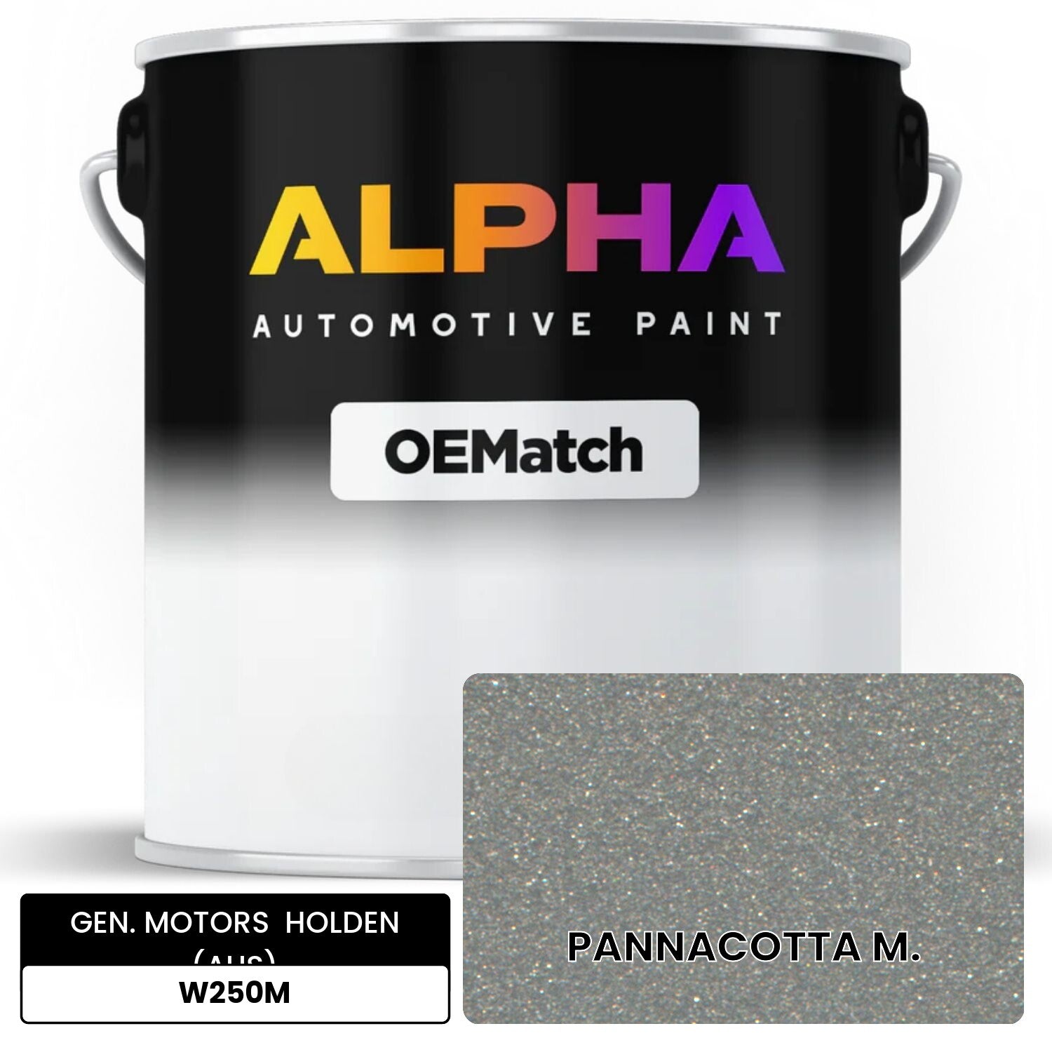 GEN. MOTORS  HOLDEN (AUS) PANNACOTTA M. W250M OEMatch Basecoat