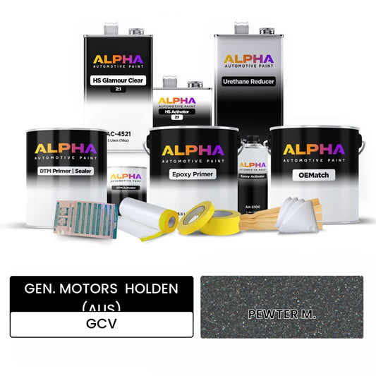 GEN. MOTORS  HOLDEN (AUS) PEWTER M. GCV OEMatch Vehicle Paint Kit