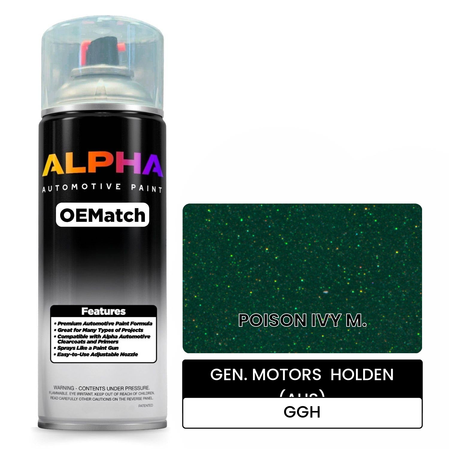 GEN. MOTORS  HOLDEN (AUS) POISON IVY M. GGH OEMatch Spraycan