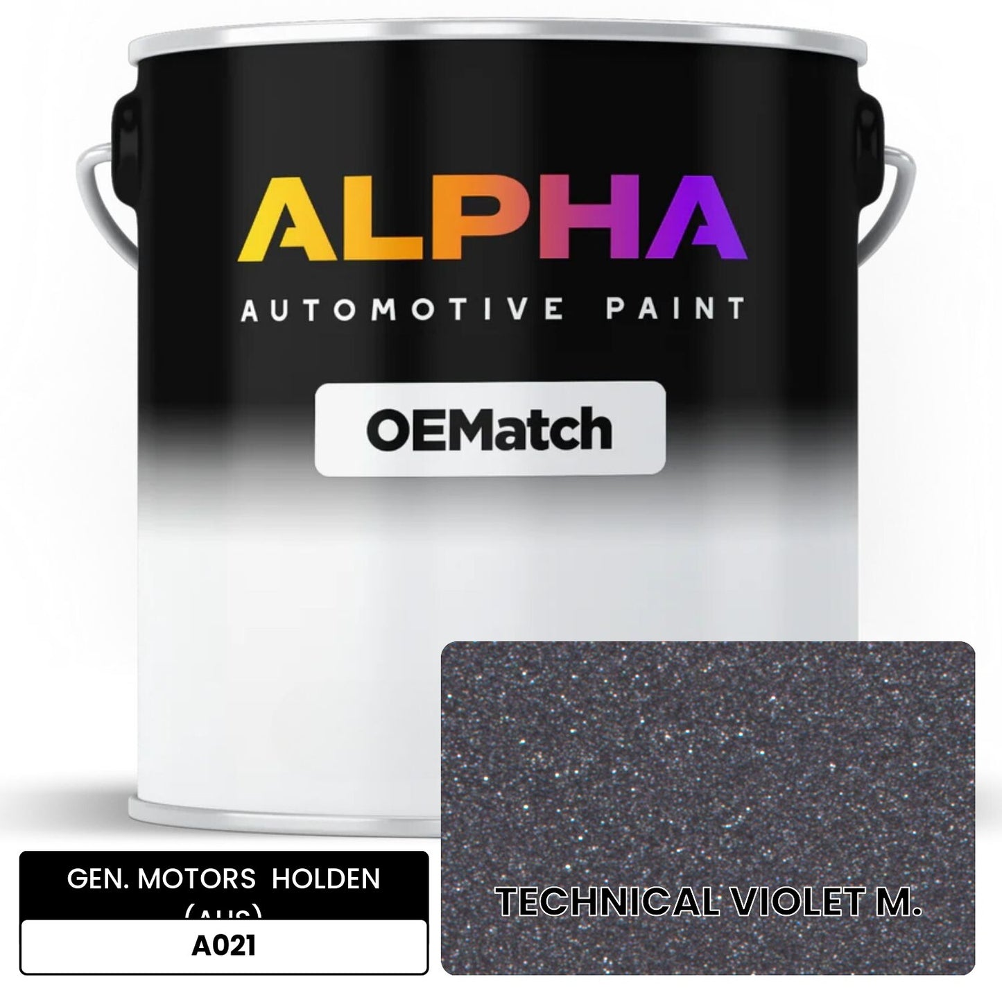 GEN. MOTORS  HOLDEN (AUS) TECHNICAL VIOLET M. A021 OEMatch Basecoat