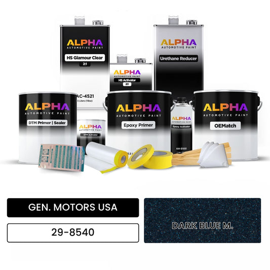 GEN. MOTORS USA DARK BLUE M. 29-8540 OEMatch Vehicle Paint Kit
