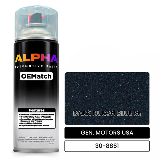 GEN. MOTORS USA DARK HURON BLUE M. 30-8861 OEMatch Spraycan