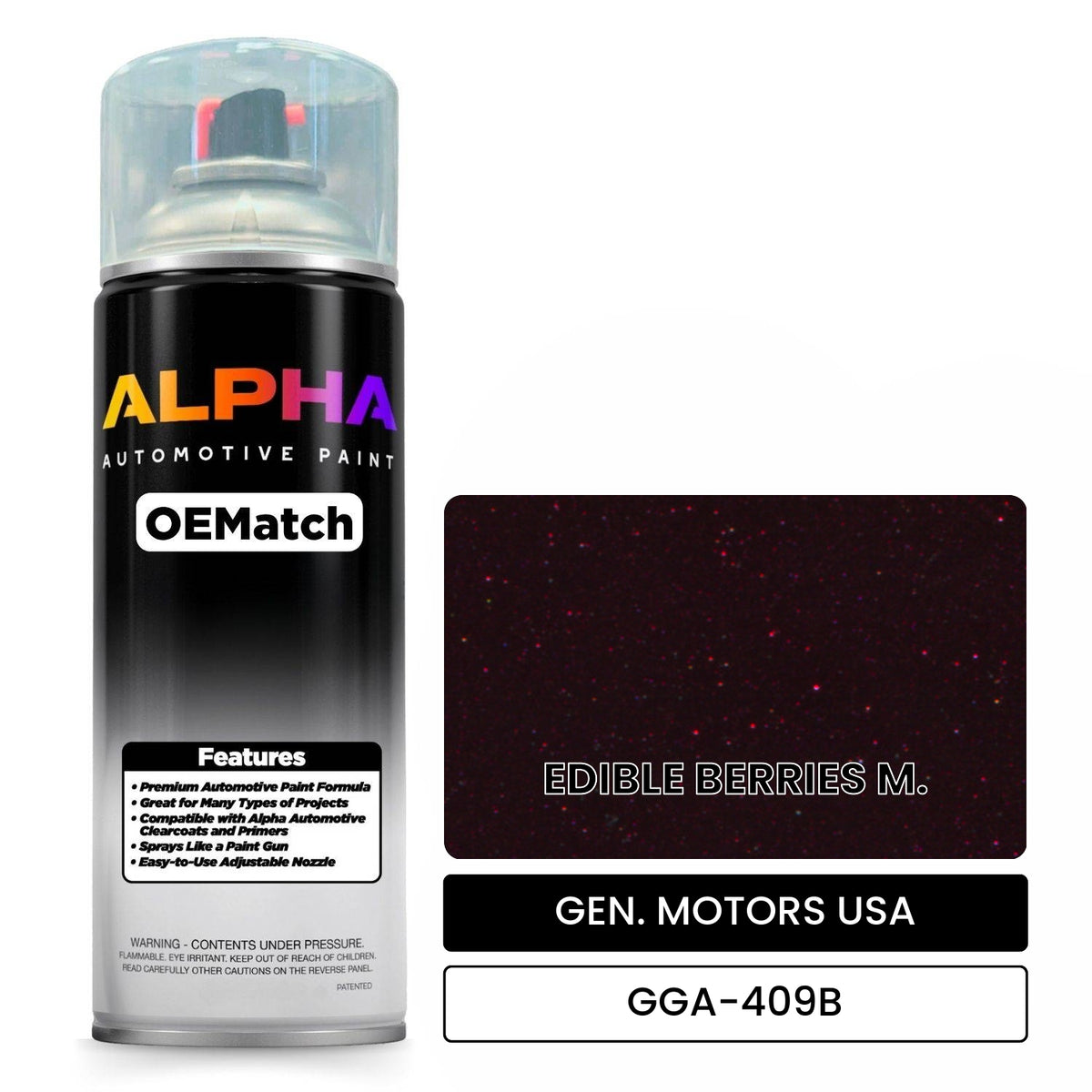 GEN. MOTORS USA EDIBLE BERRIES M. GGA-409B OEMatch Spraycan
