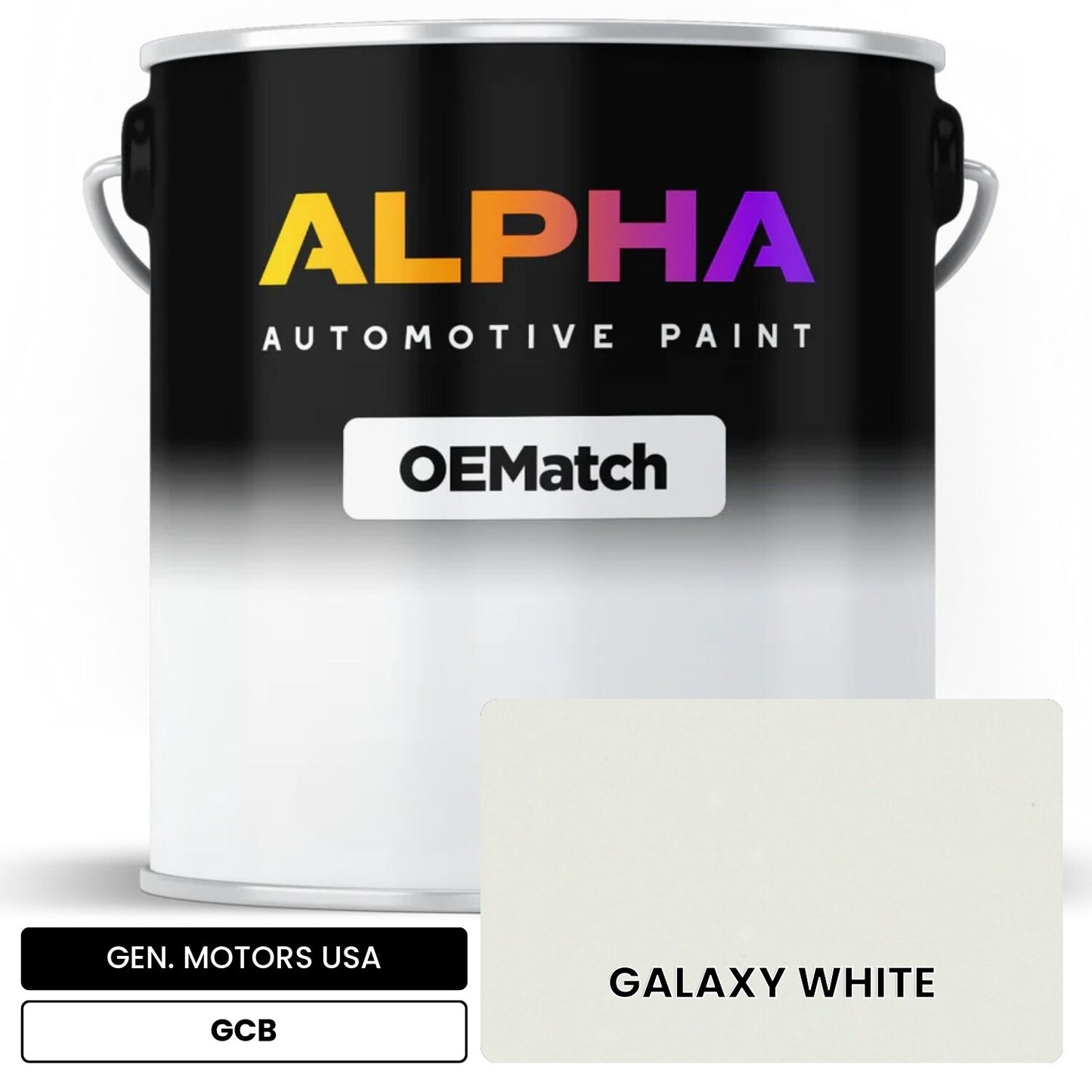 GEN. MOTORS USA GALAXY WHITE GCB OEMatch Basecoat