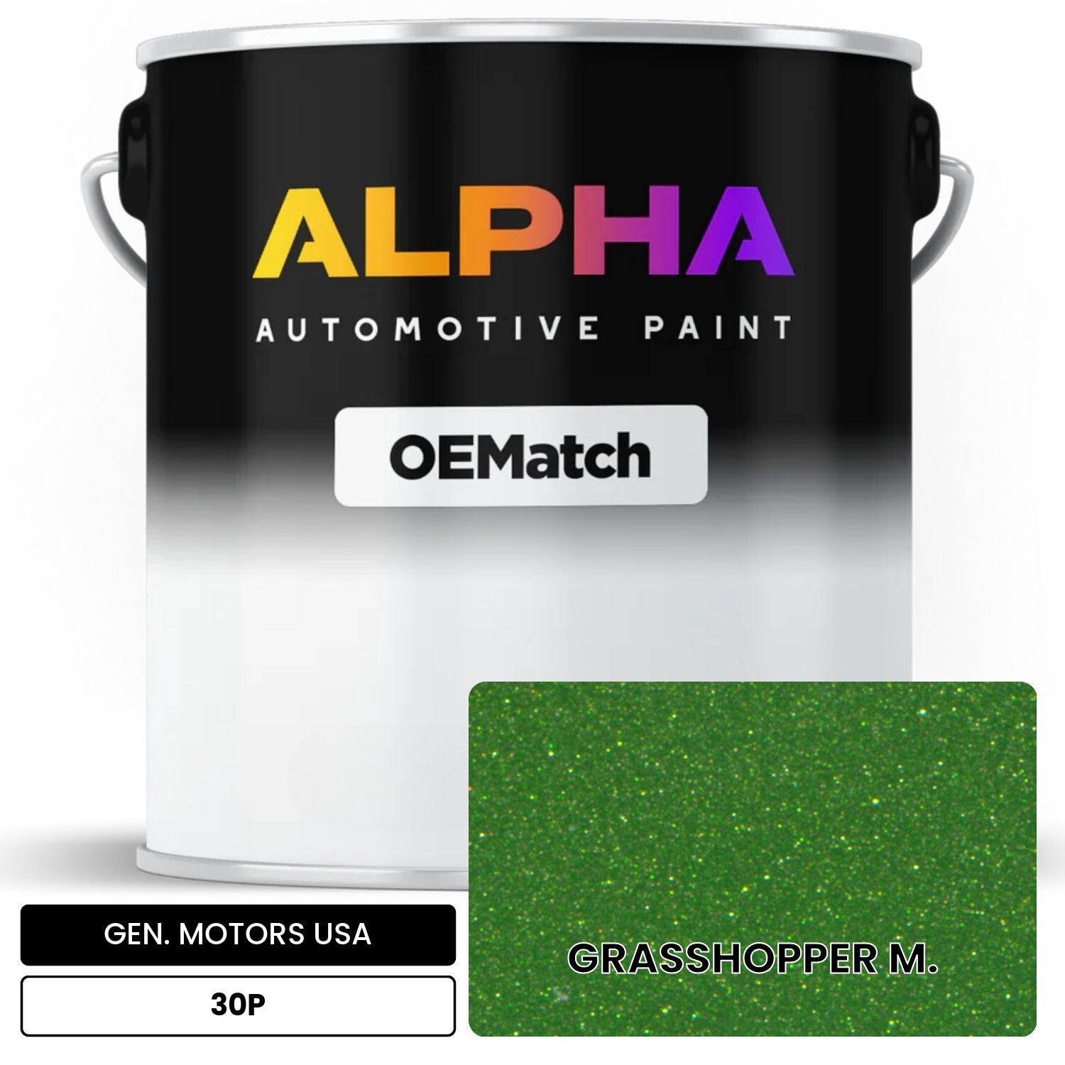 GEN. MOTORS USA GRASSHOPPER M. 30P OEMatch Basecoat