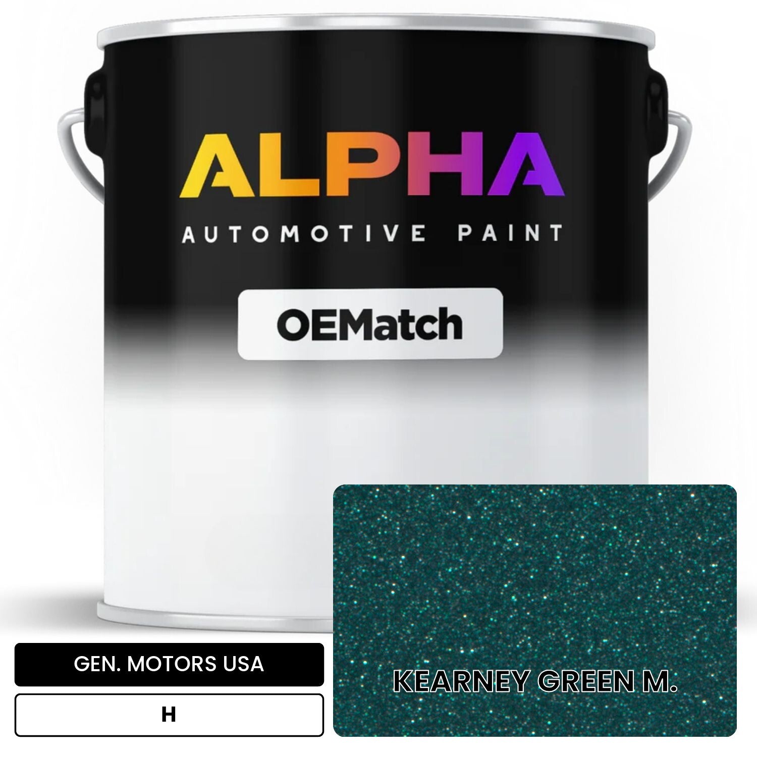 GEN. MOTORS USA KEARNEY GREEN M. H OEMatch Basecoat