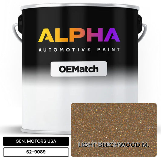 GEN. MOTORS USA LIGHT BEECHWOOD M. 62-9089 OEMatch Basecoat