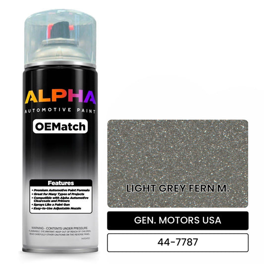GEN. MOTORS USA LIGHT GREY FERN M. 44-7787 OEMatch Spraycan