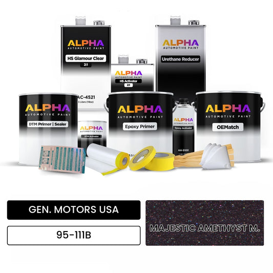 GEN. MOTORS USA MAJESTIC AMETHYST M. 95-111B OEMatch Vehicle Paint Kit