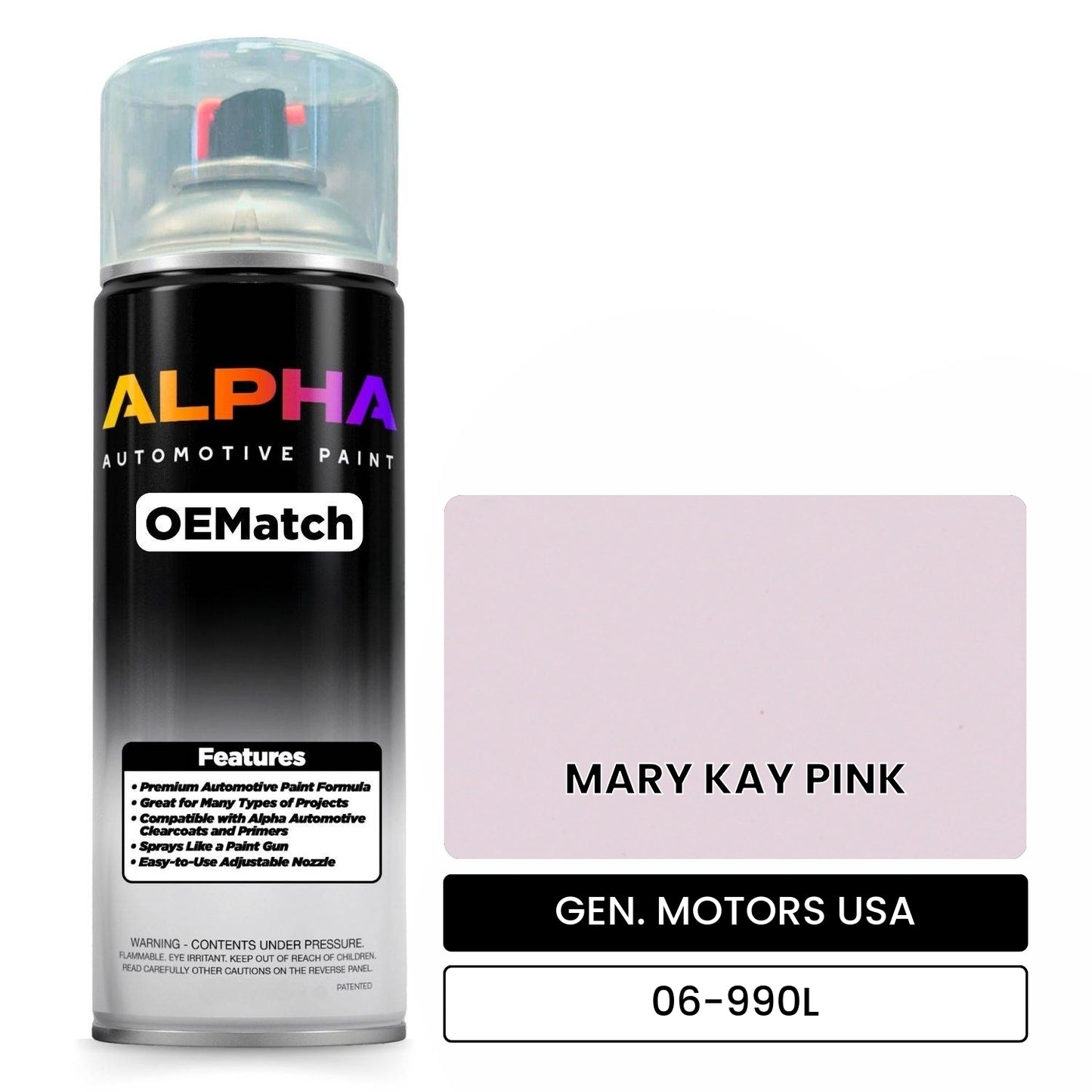 GEN. MOTORS USA MARY KAY PINK 06-990L OEMatch Spraycan