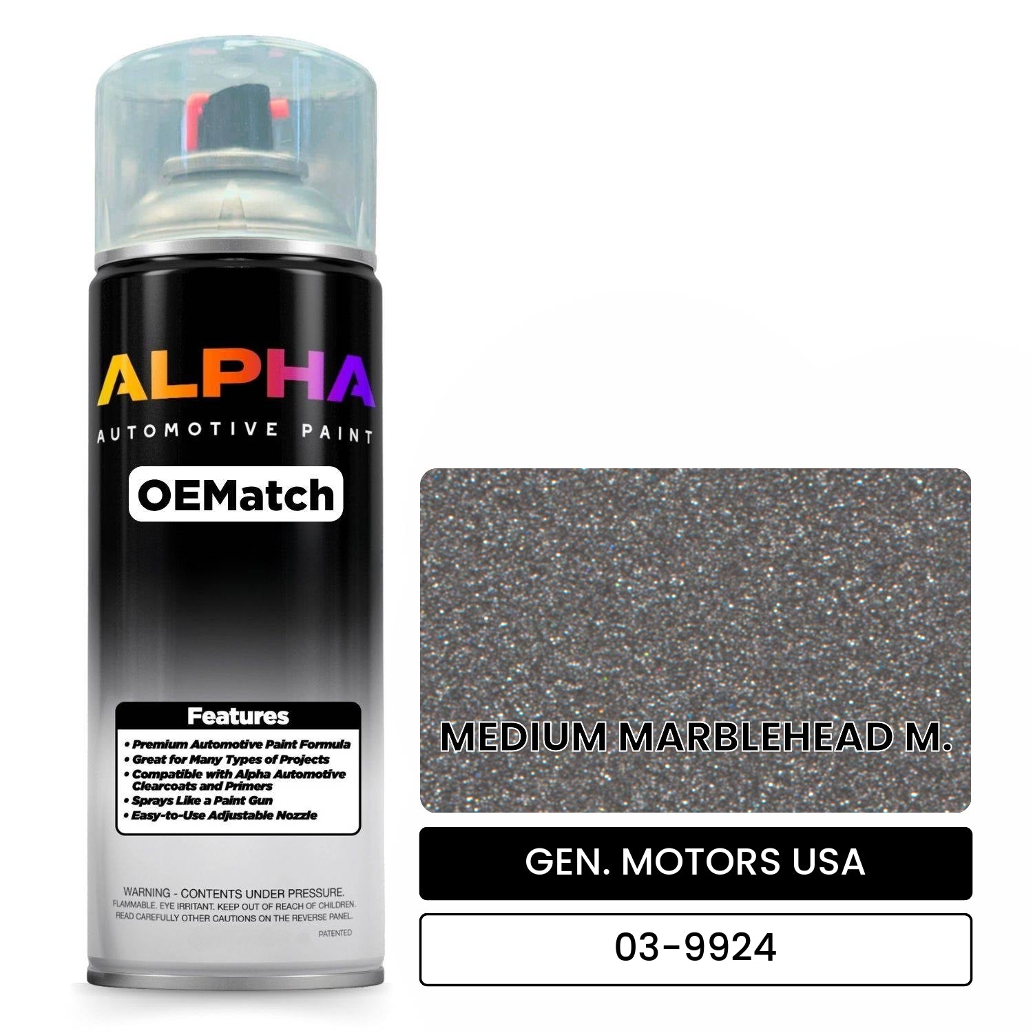 GEN. MOTORS USA MEDIUM MARBLEHEAD M. 03-9924 OEMatch Spraycan