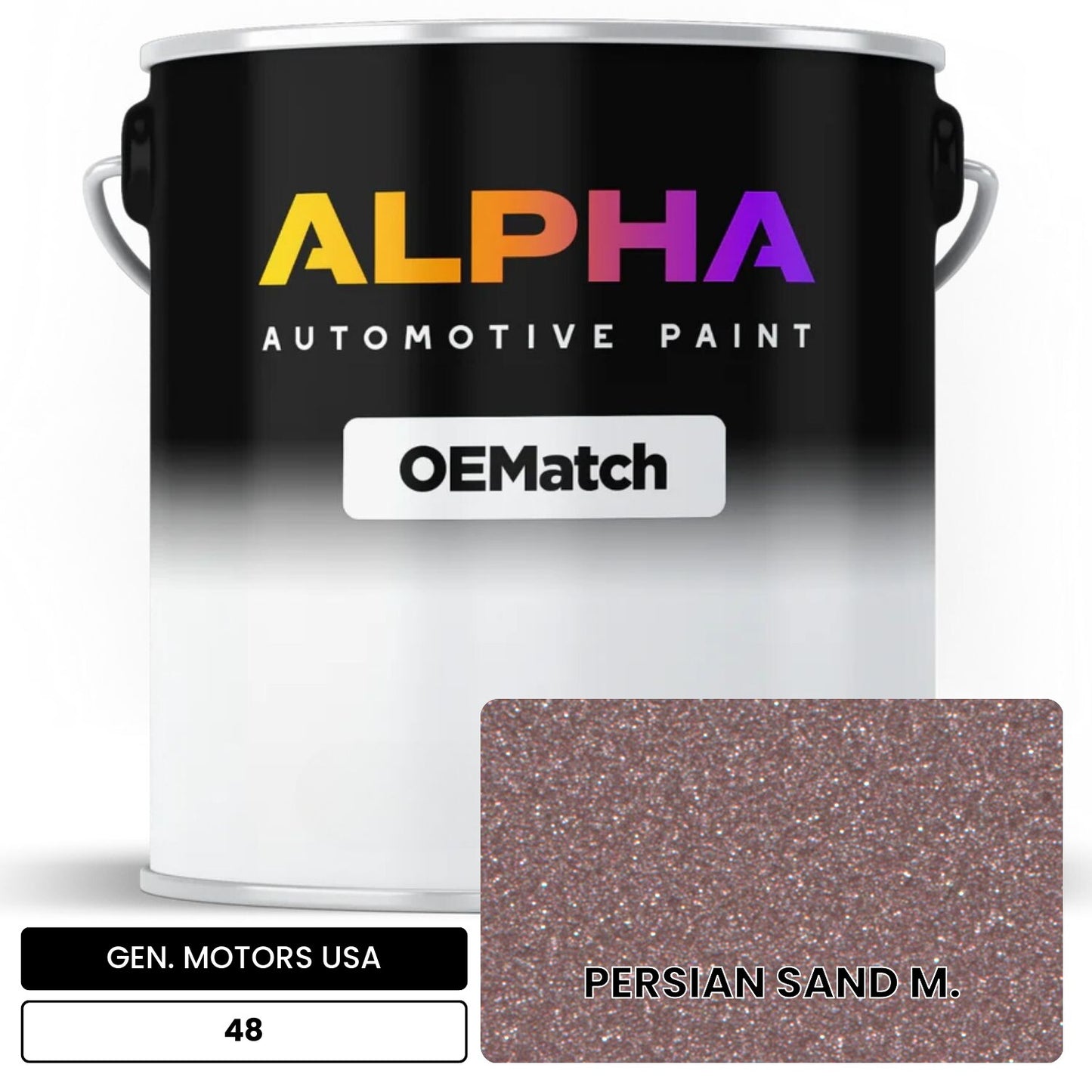 GEN. MOTORS USA PERSIAN SAND M. 48 OEMatch Basecoat