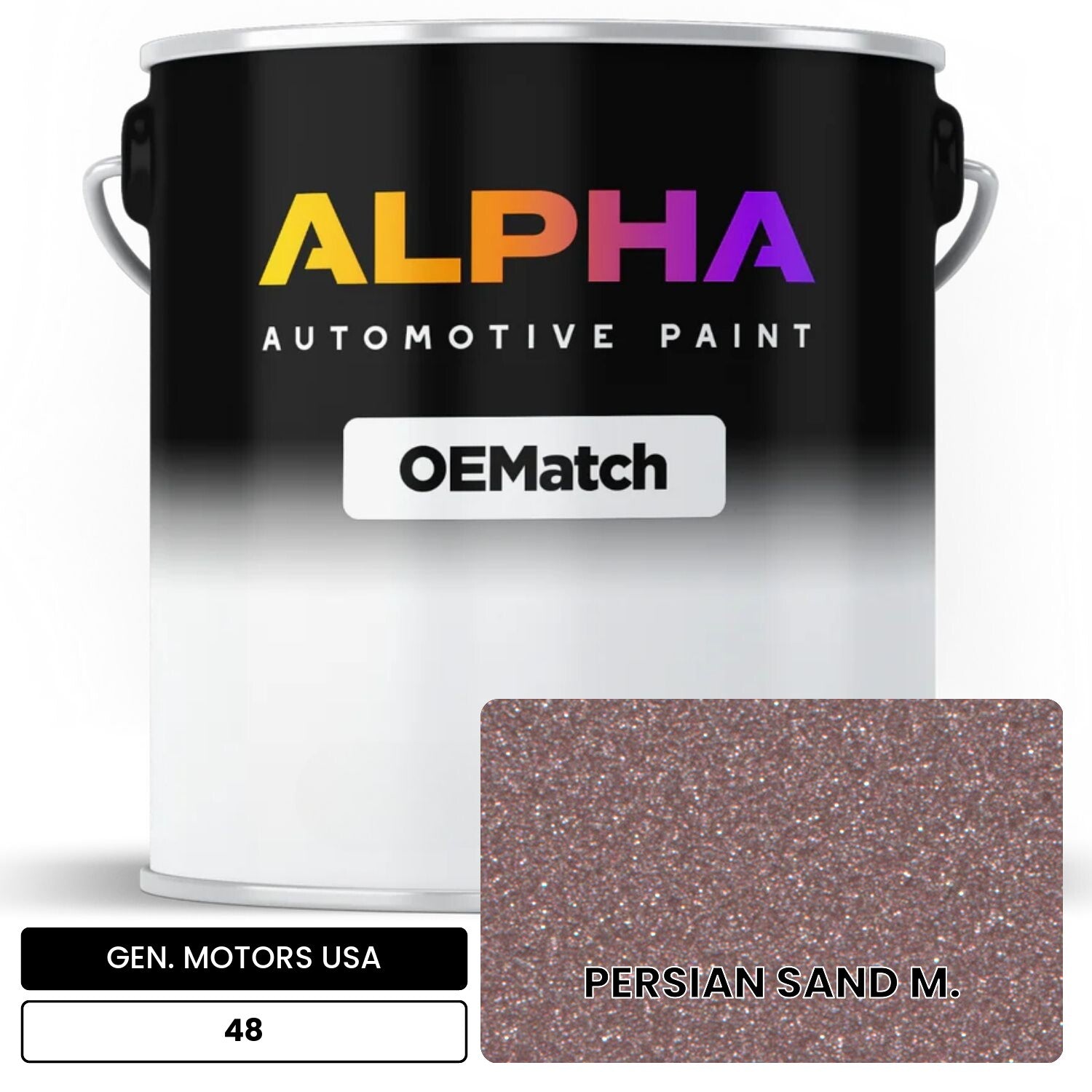 GEN. MOTORS USA PERSIAN SAND M. 48 OEMatch Basecoat