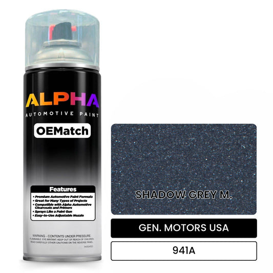 GEN. MOTORS USA SHADOW GREY M. 941A OEMatch Spraycan