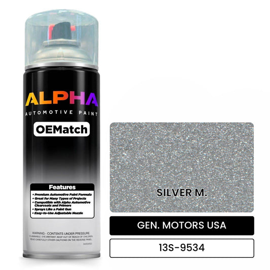 GEN. MOTORS USA SILVER M. 13S-9534 OEMatch Spraycan