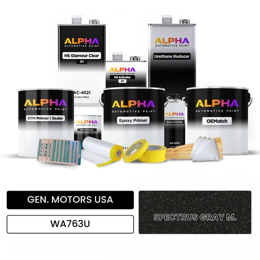 GEN. MOTORS USA SPECTRUS GRAY M. WA763U OEMatch Vehicle Paint Kit