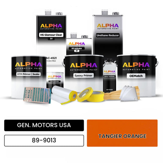 GEN. MOTORS USA TANGIER ORANGE 89-9013 OEMatch Vehicle Paint Kit