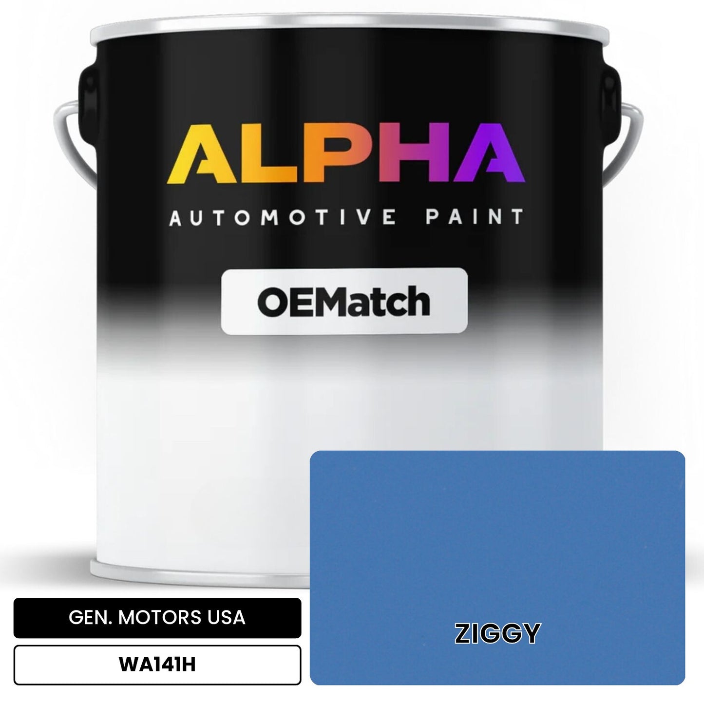 GEN. MOTORS USA ZIGGY WA141H OEMatch Basecoat
