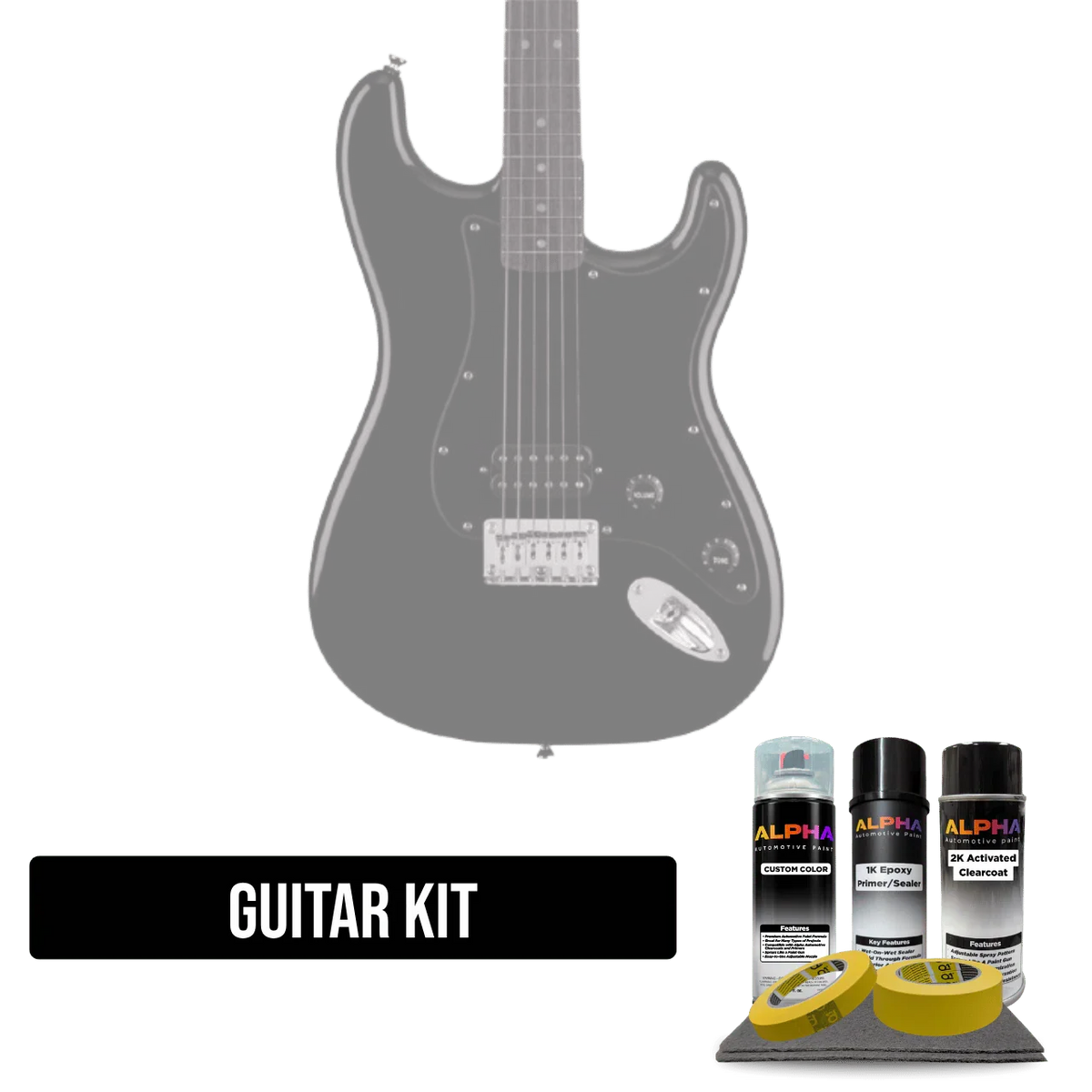 Mini Guitar Paint Kits