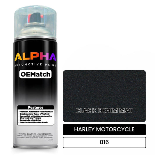 HARLEY MOTORCYCLE BLACK DENIM MAT 016 OEMatch Spraycan
